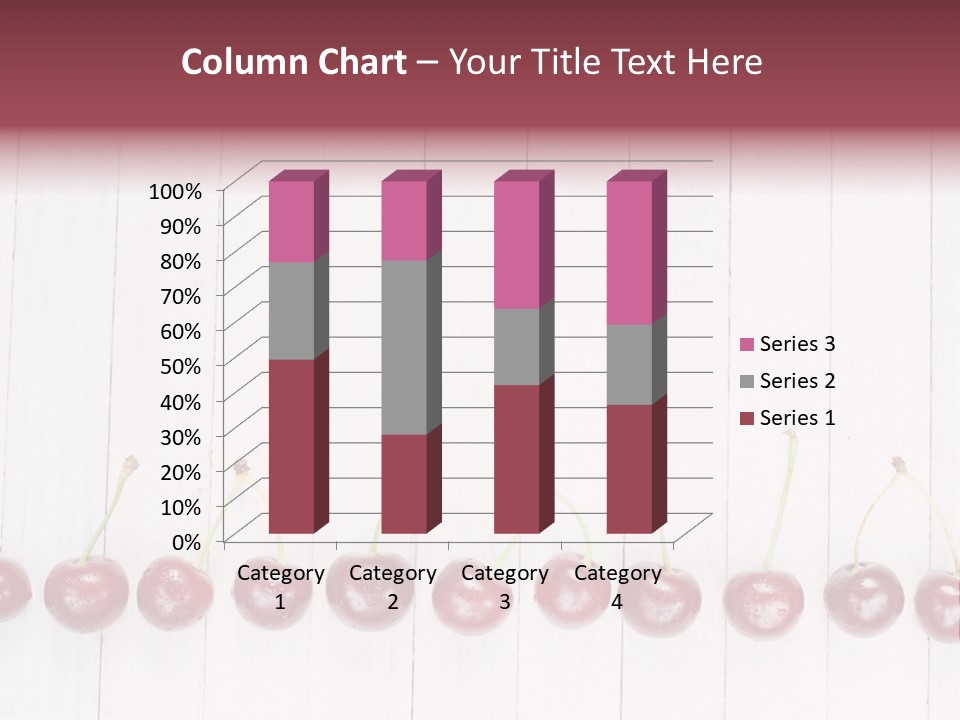 Stem Top Cherry PowerPoint Template