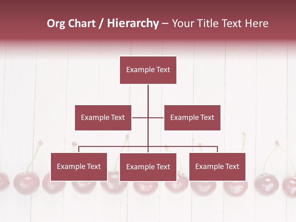 Stem Top Cherry PowerPoint Template