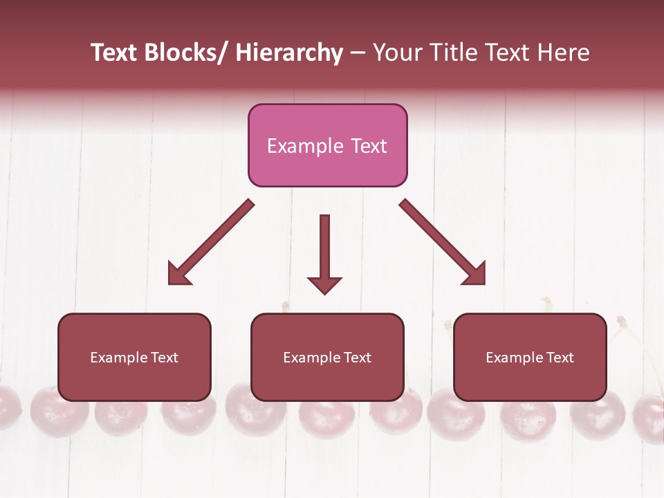 Stem Top Cherry PowerPoint Template
