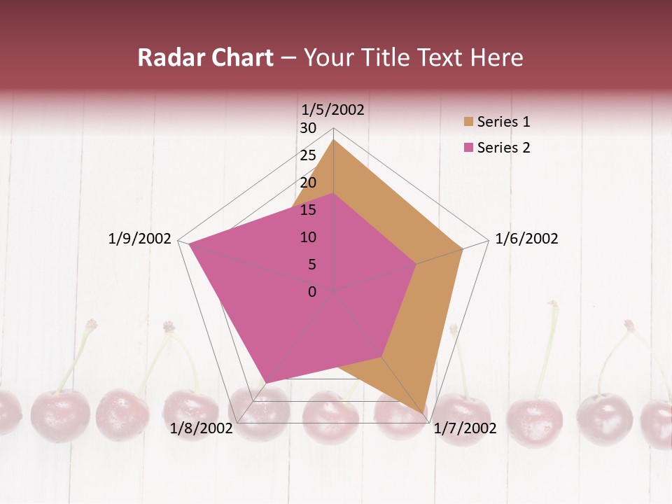 Stem Top Cherry PowerPoint Template
