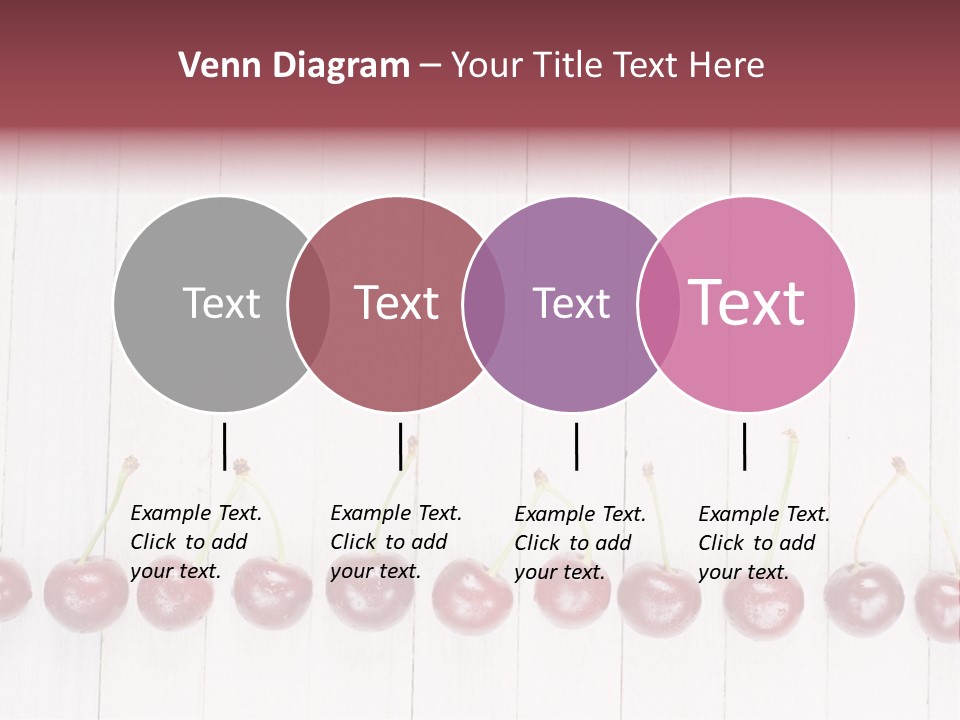 Stem Top Cherry PowerPoint Template