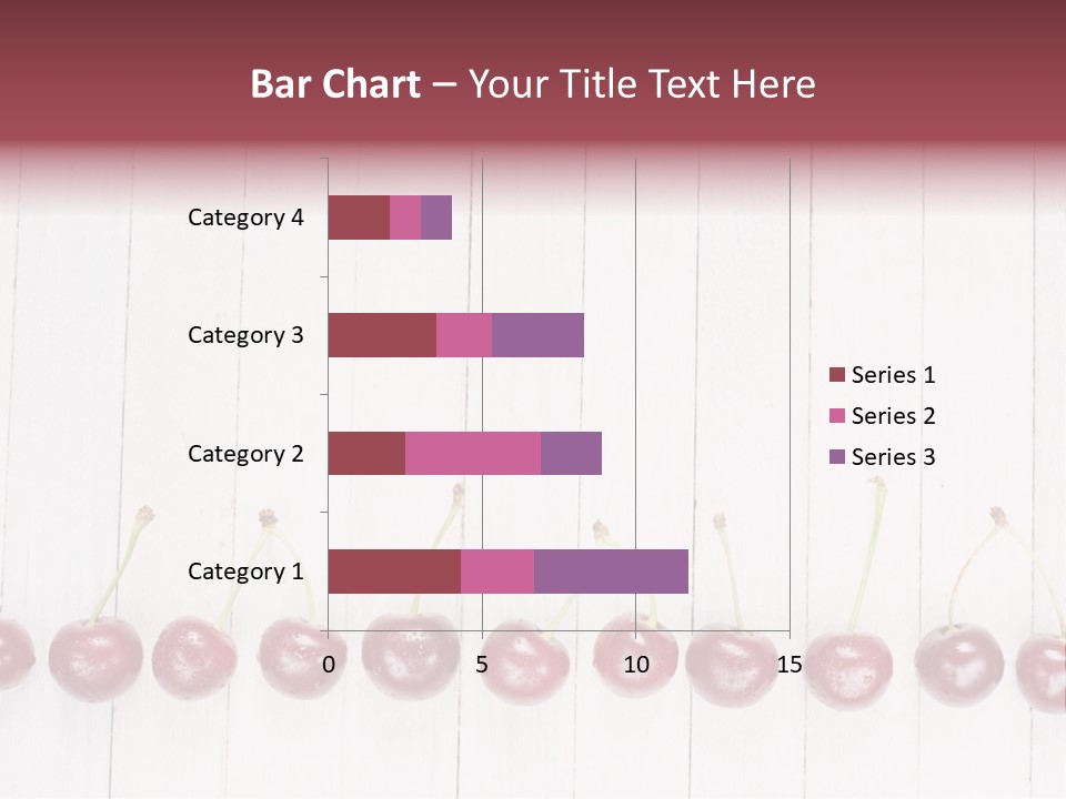 Stem Top Cherry PowerPoint Template