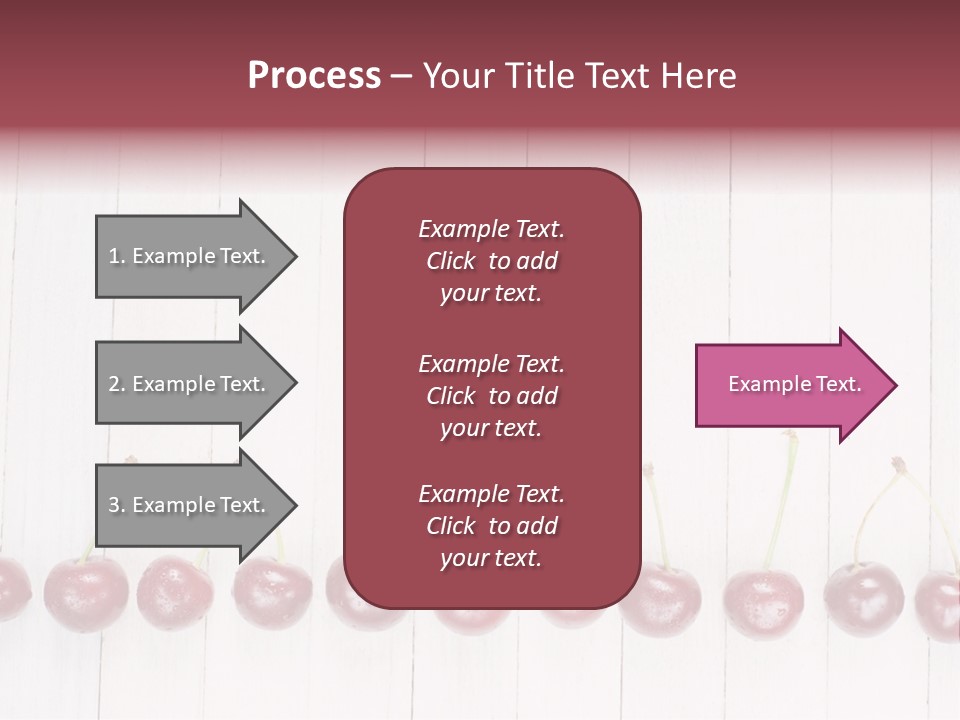 Stem Top Cherry PowerPoint Template