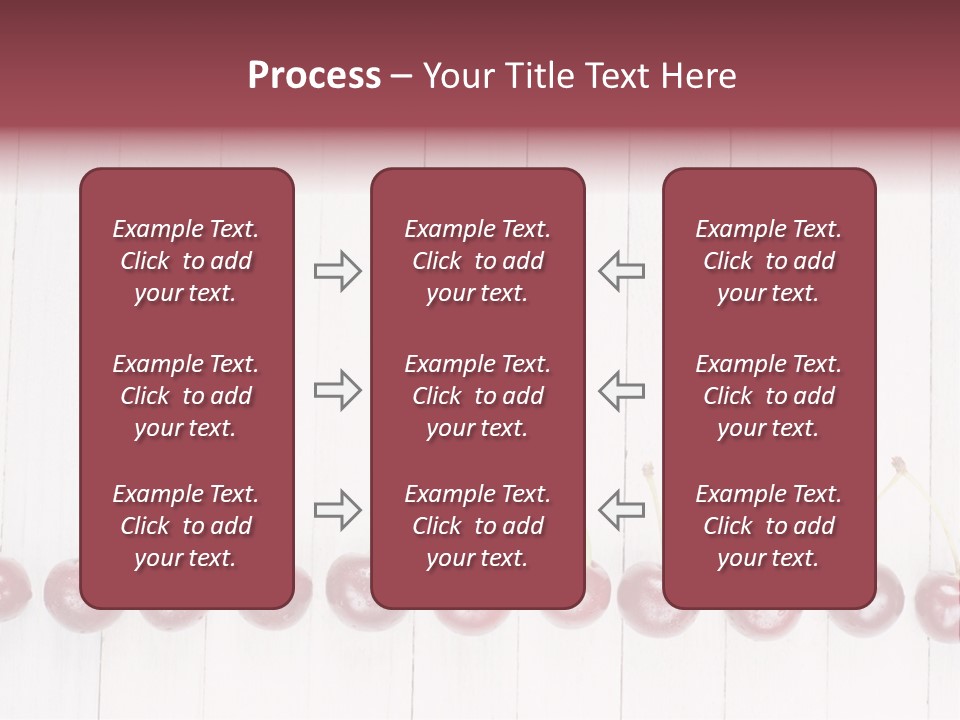 Stem Top Cherry PowerPoint Template