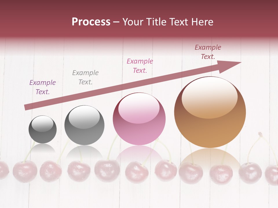 Stem Top Cherry PowerPoint Template