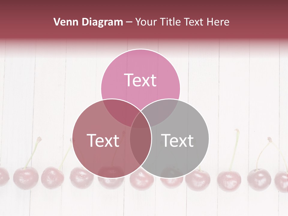 Stem Top Cherry PowerPoint Template