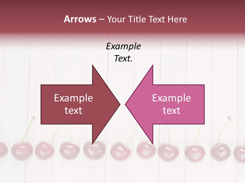 Stem Top Cherry PowerPoint Template