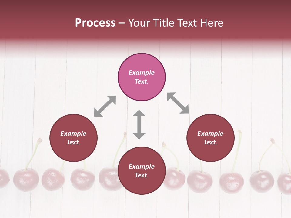 Stem Top Cherry PowerPoint Template