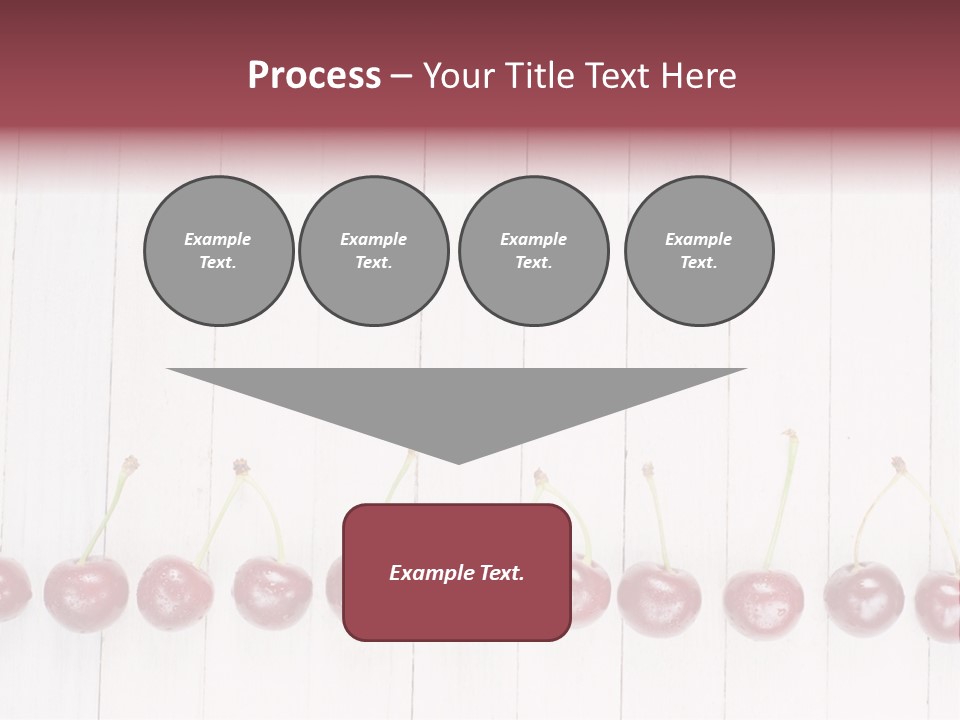 Stem Top Cherry PowerPoint Template