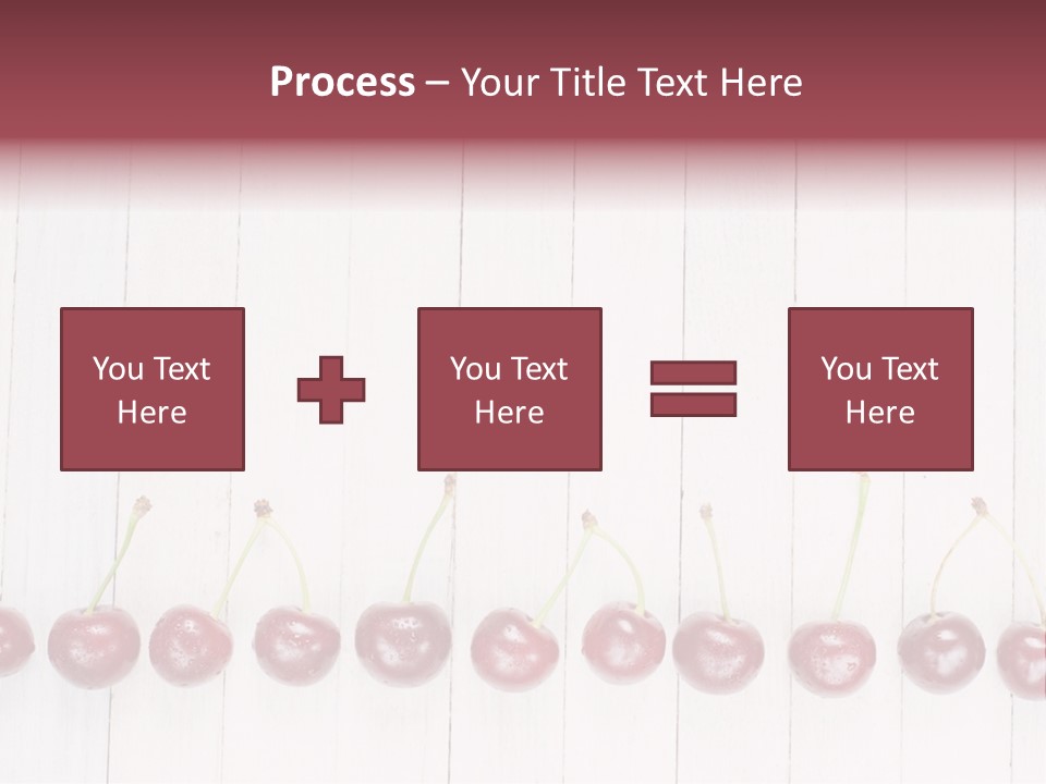 Stem Top Cherry PowerPoint Template