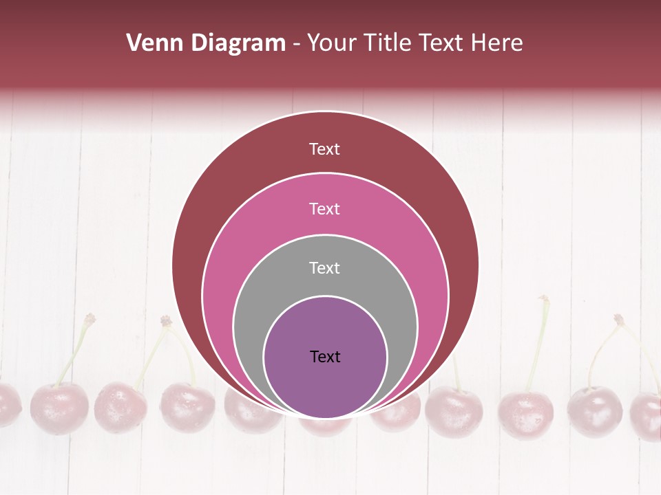 Stem Top Cherry PowerPoint Template
