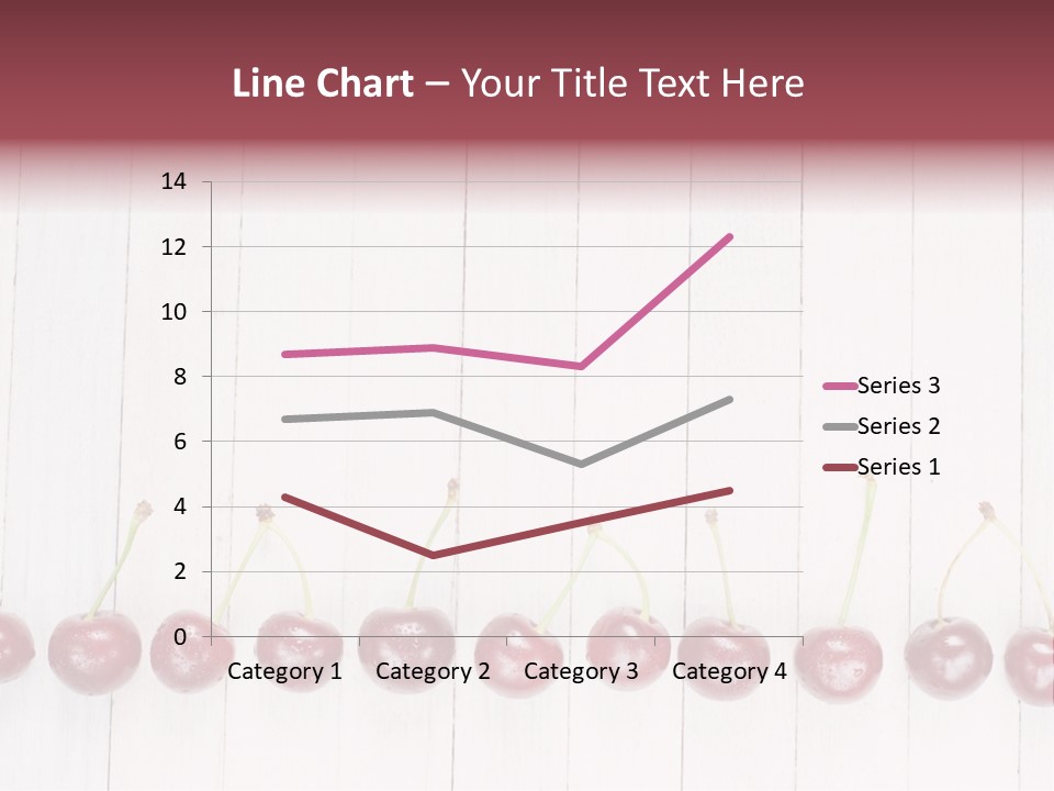 Stem Top Cherry PowerPoint Template