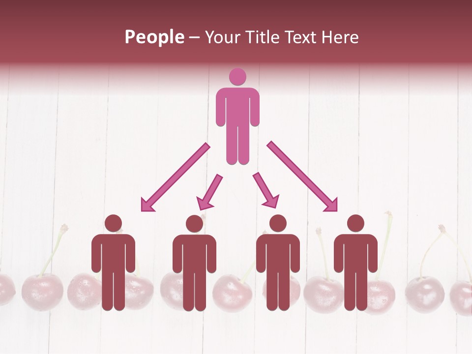 Stem Top Cherry PowerPoint Template