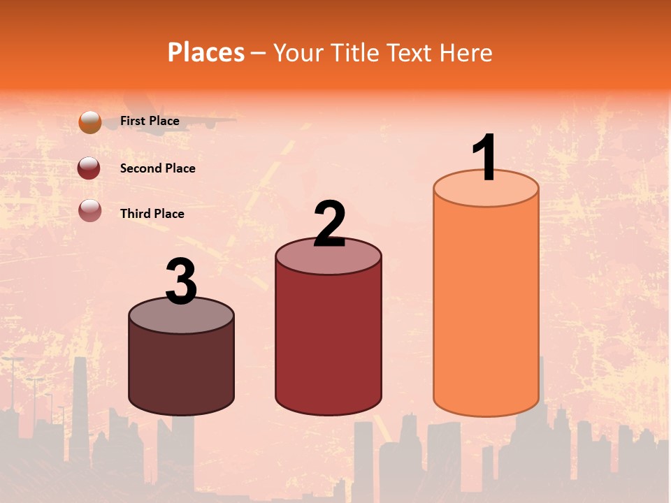 Scene Town Downtown PowerPoint Template