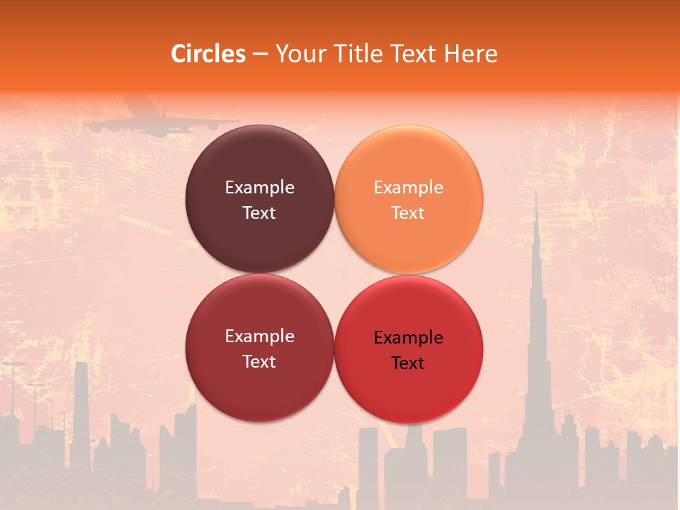 Scene Town Downtown PowerPoint Template