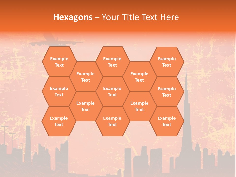 Scene Town Downtown PowerPoint Template