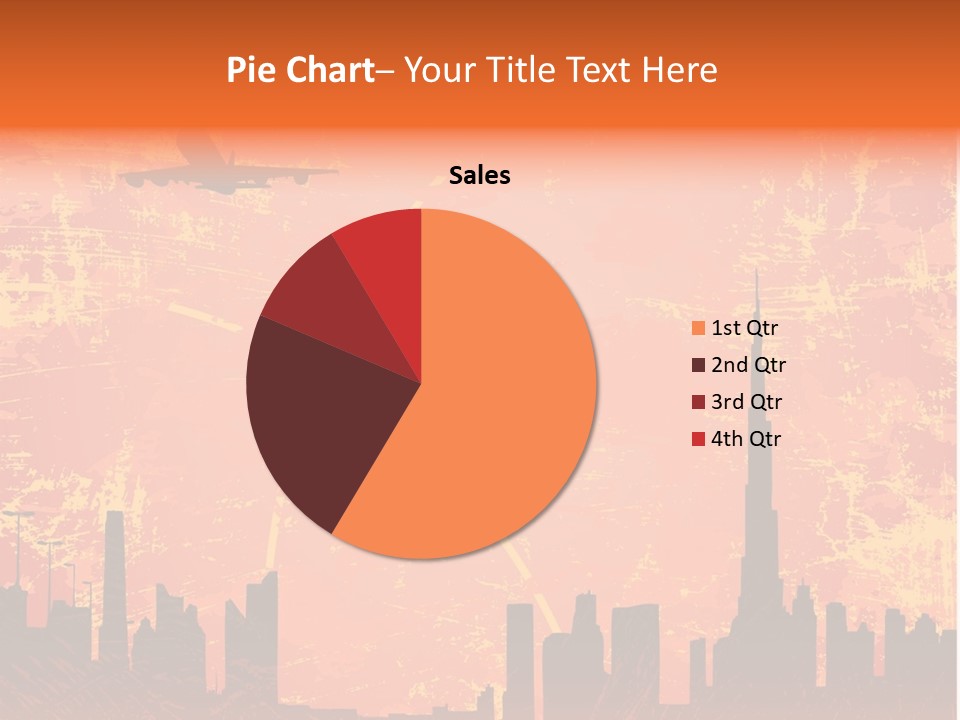 Scene Town Downtown PowerPoint Template