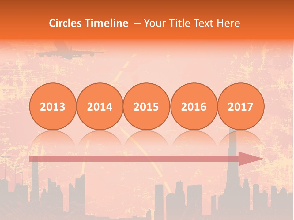 Scene Town Downtown PowerPoint Template