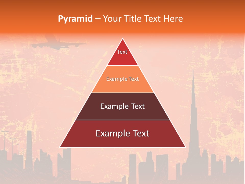Scene Town Downtown PowerPoint Template