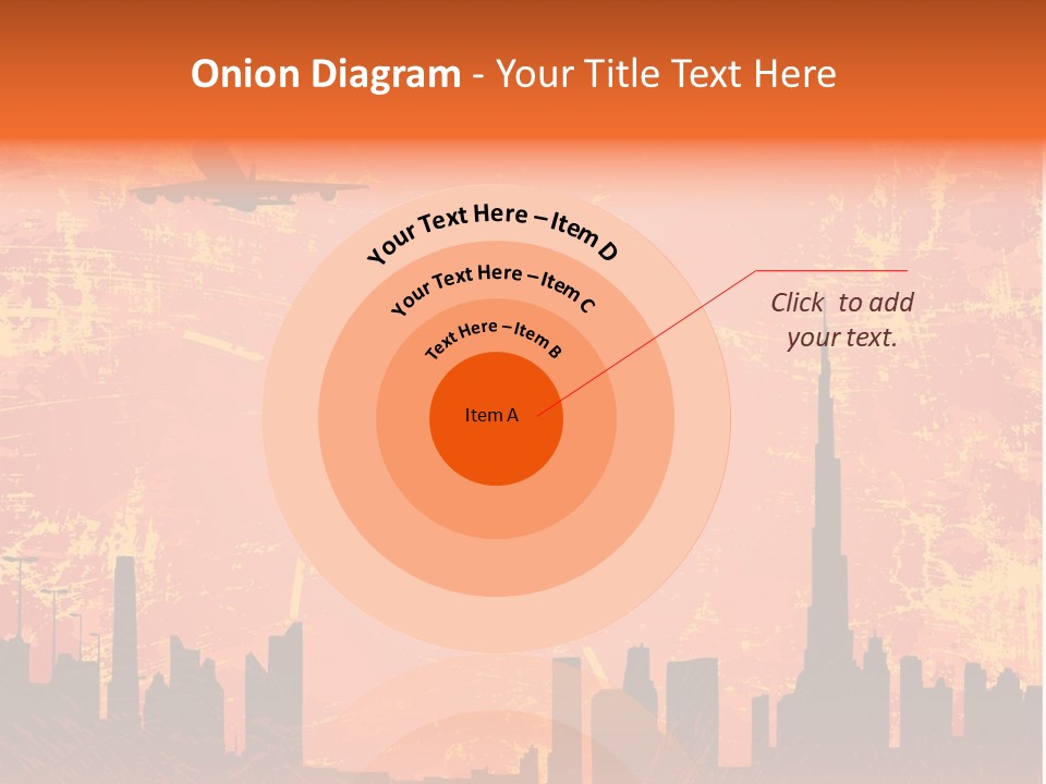 Scene Town Downtown PowerPoint Template