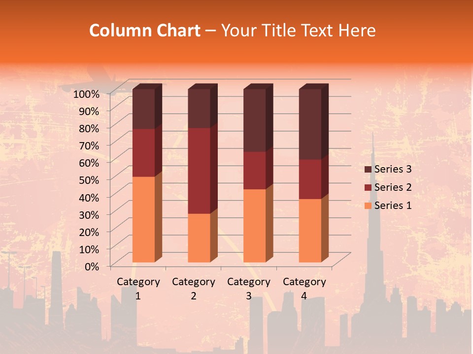 Scene Town Downtown PowerPoint Template