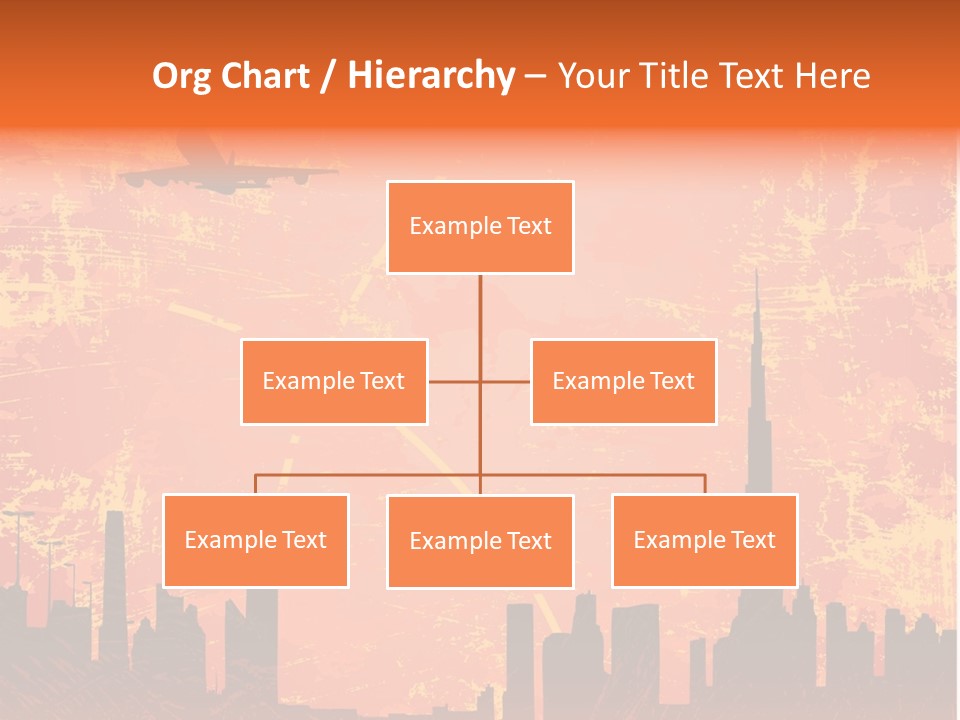 Scene Town Downtown PowerPoint Template