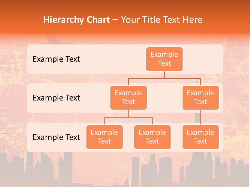 Scene Town Downtown PowerPoint Template