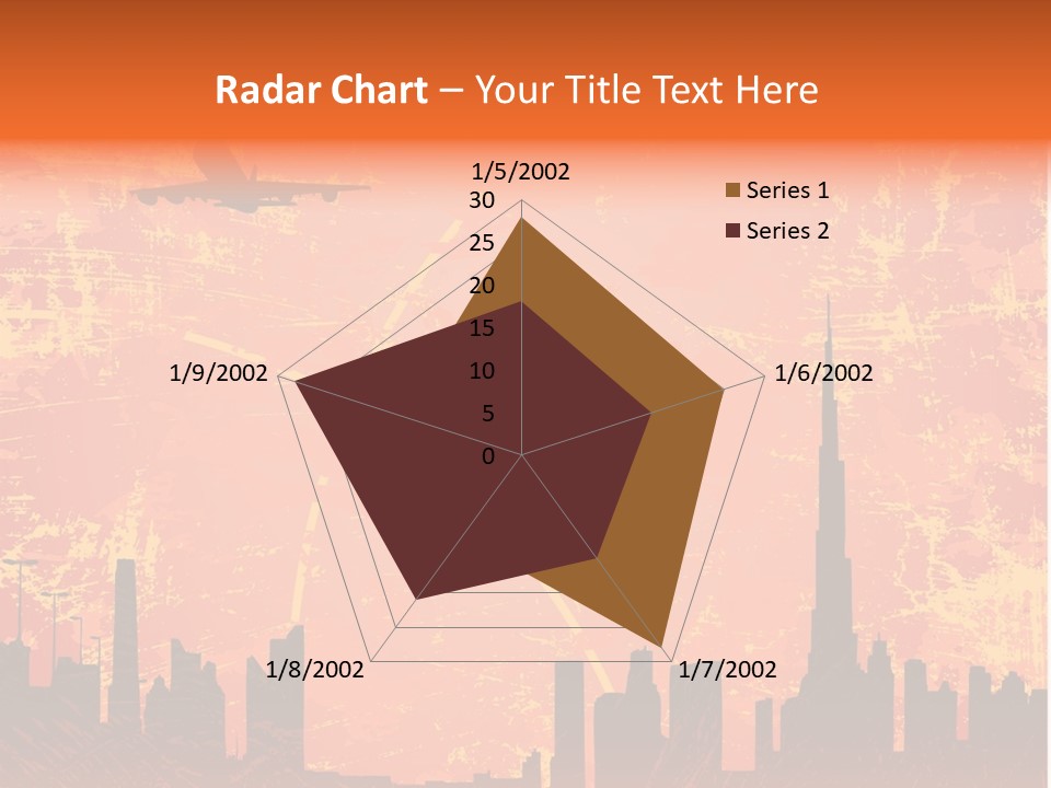Scene Town Downtown PowerPoint Template