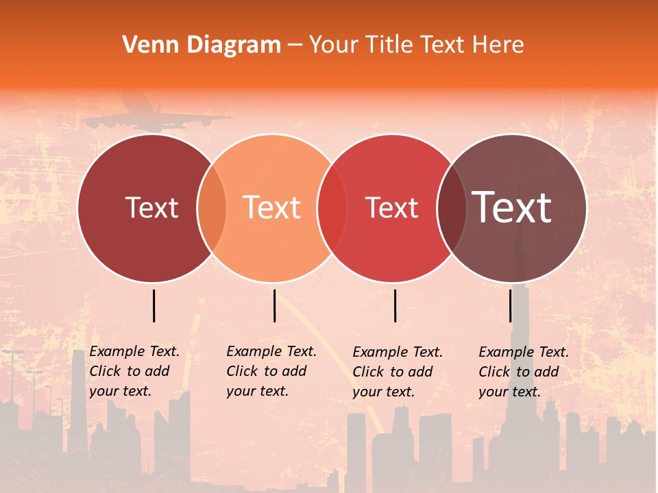 Scene Town Downtown PowerPoint Template
