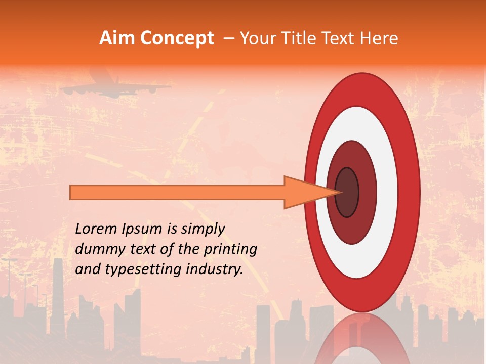 Scene Town Downtown PowerPoint Template