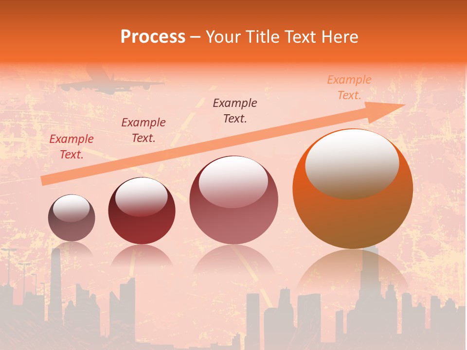 Scene Town Downtown PowerPoint Template
