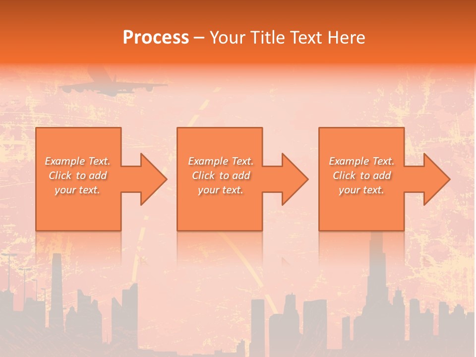 Scene Town Downtown PowerPoint Template