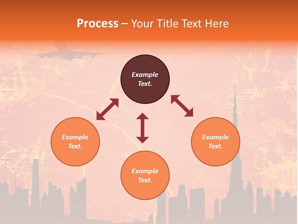 Scene Town Downtown PowerPoint Template