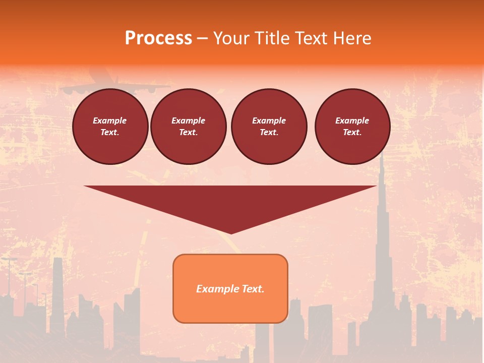 Scene Town Downtown PowerPoint Template