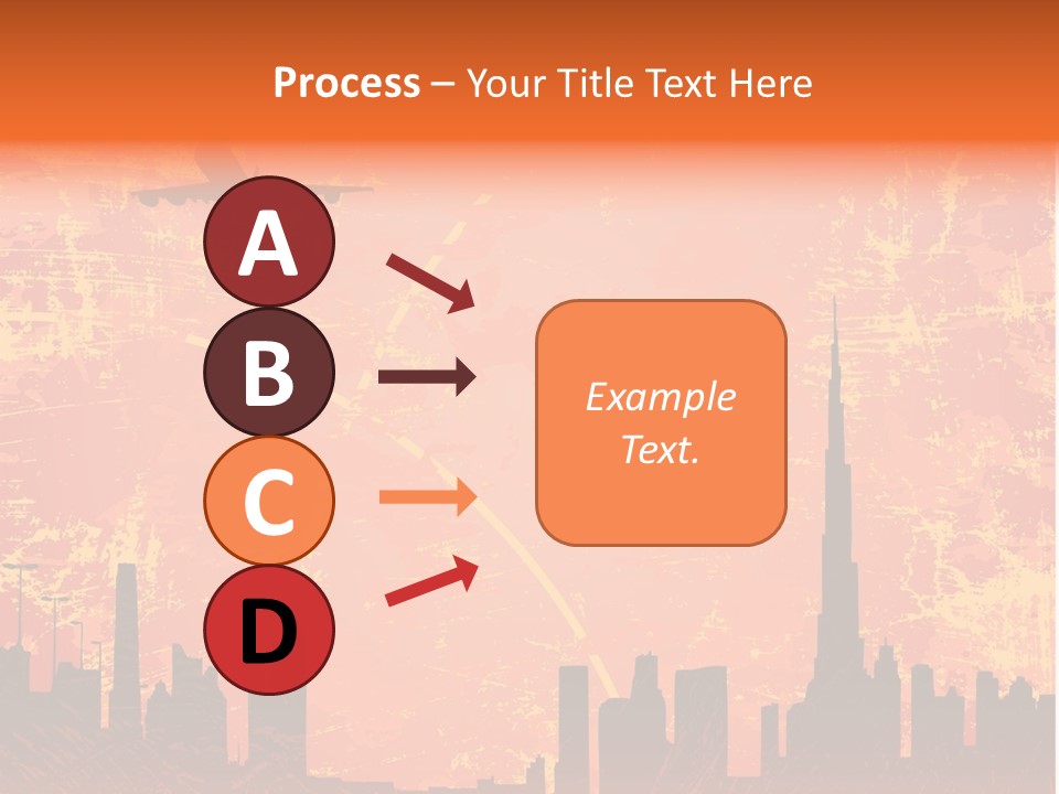 Scene Town Downtown PowerPoint Template