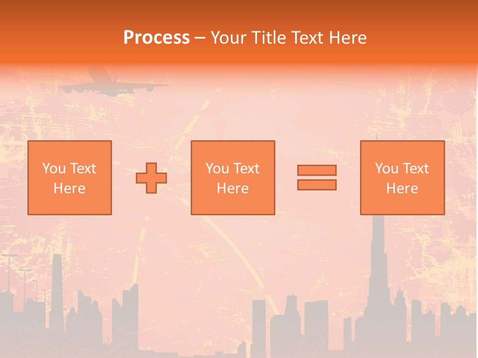 Scene Town Downtown PowerPoint Template