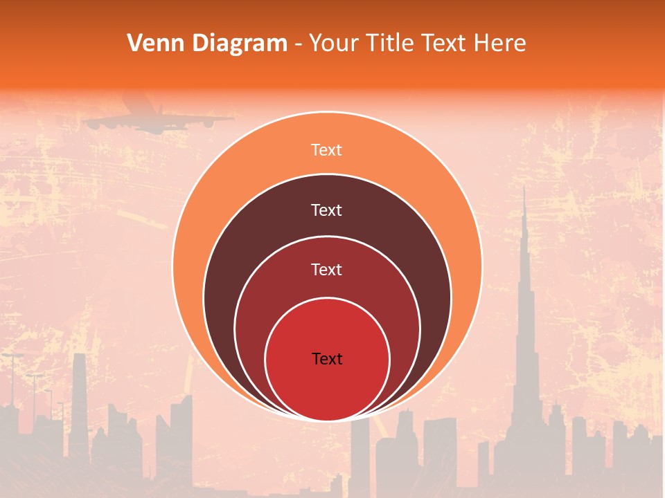 Scene Town Downtown PowerPoint Template