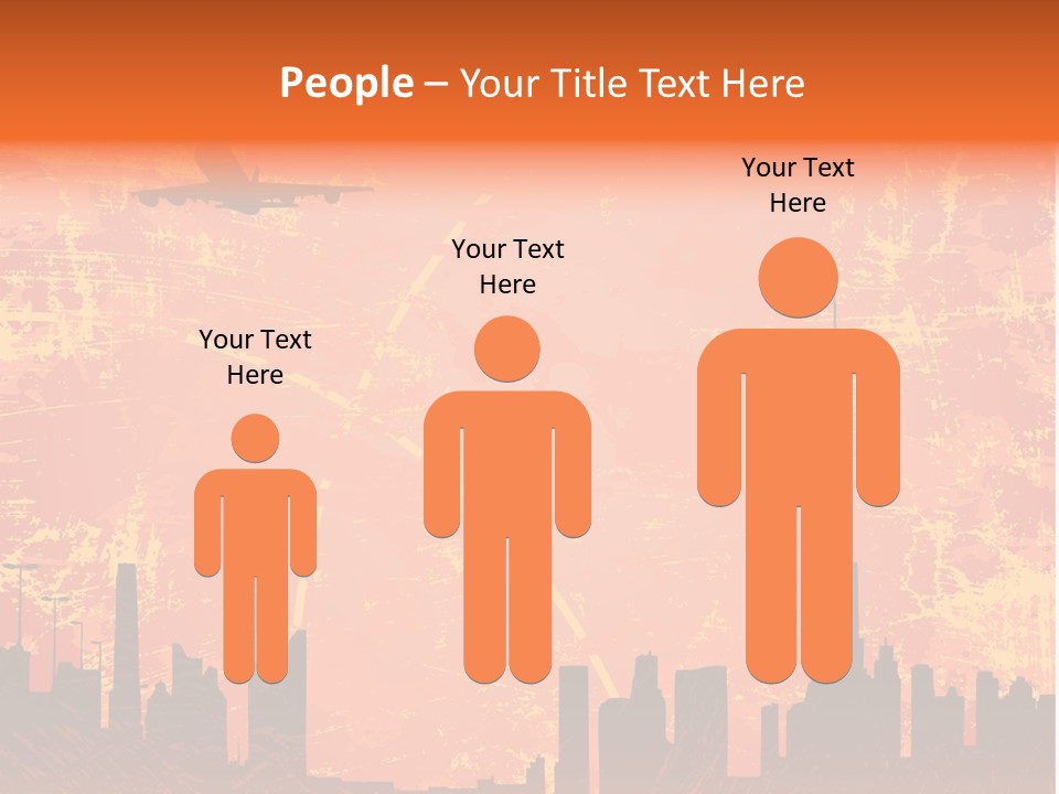 Scene Town Downtown PowerPoint Template