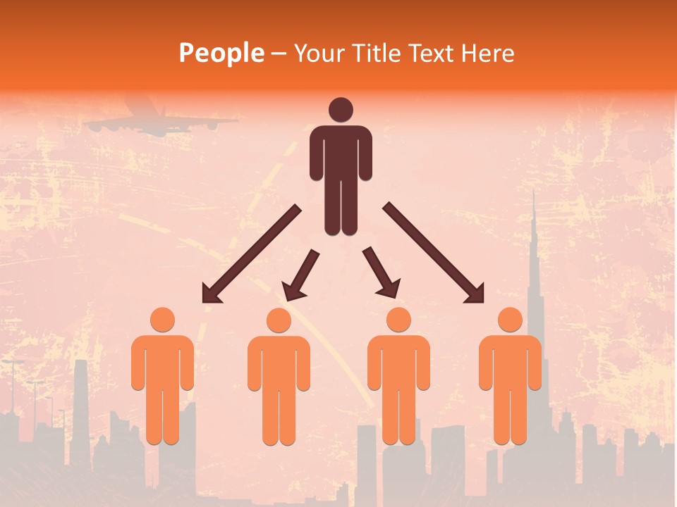 Scene Town Downtown PowerPoint Template