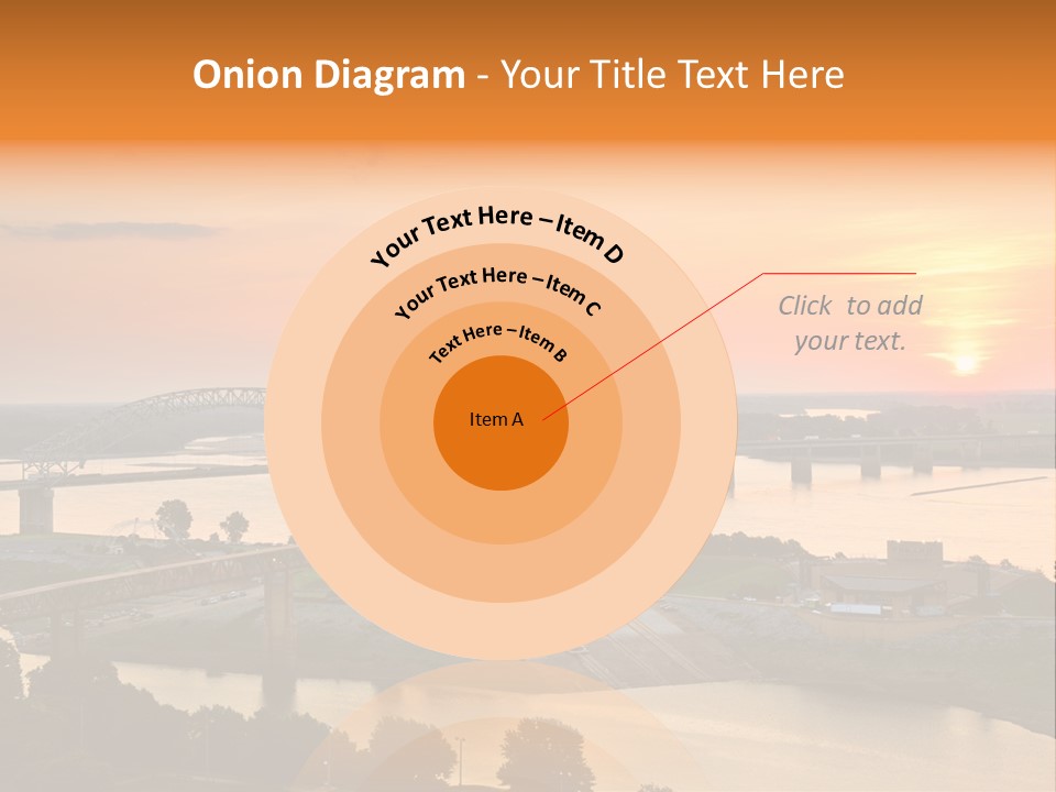 Water Sun Interstate Highway PowerPoint Template