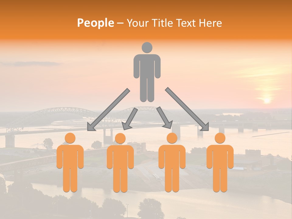 Water Sun Interstate Highway PowerPoint Template