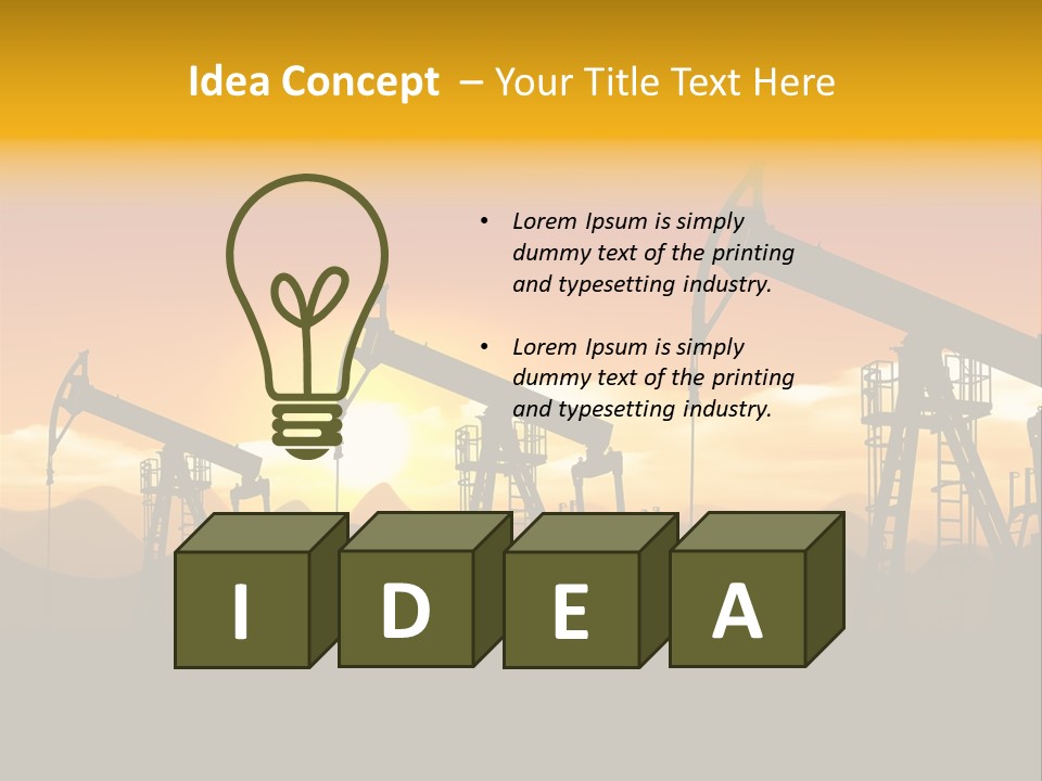 Fuel Generation Machine PowerPoint Template