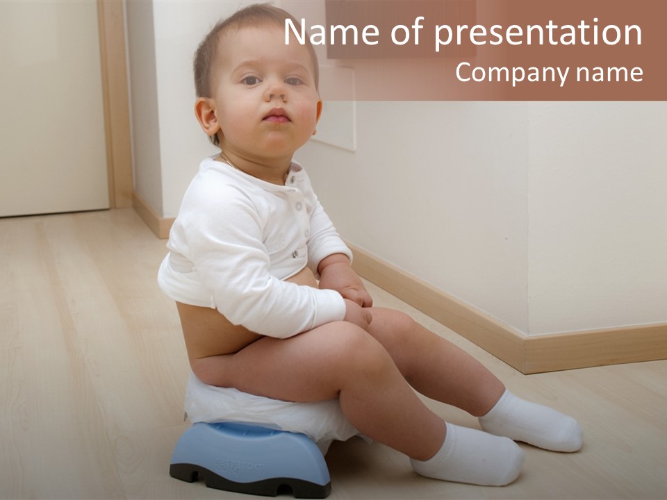 Son Caucasian Childhood PowerPoint Template