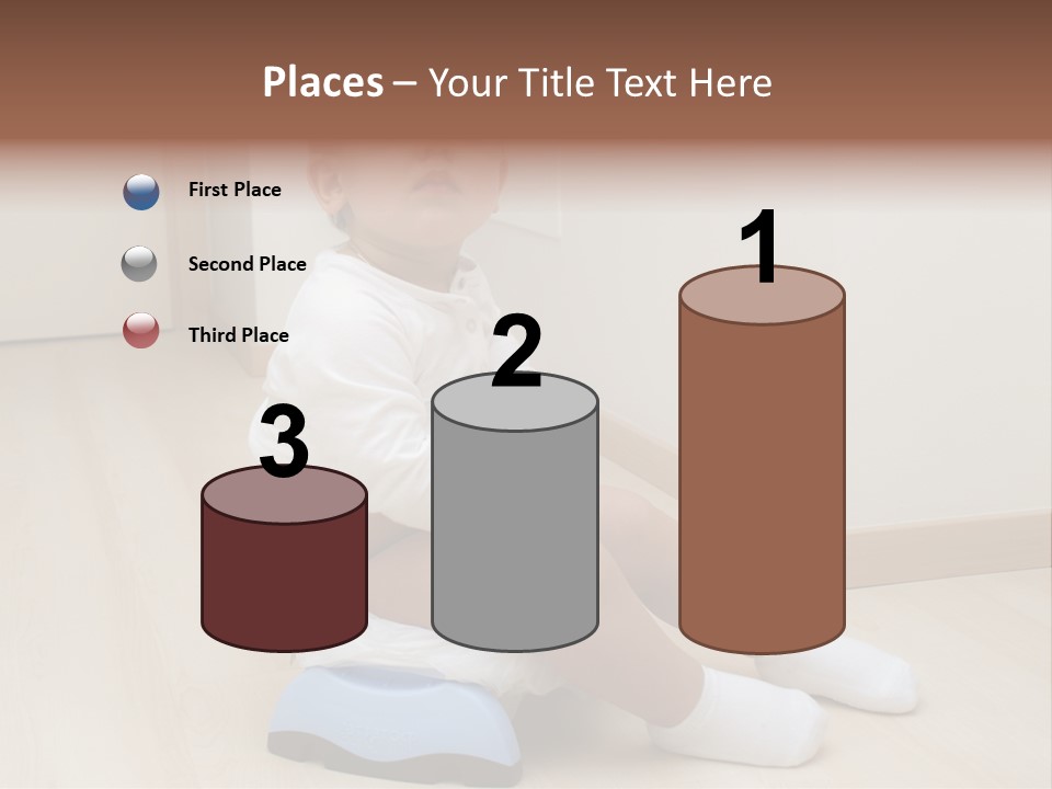 Son Caucasian Childhood PowerPoint Template