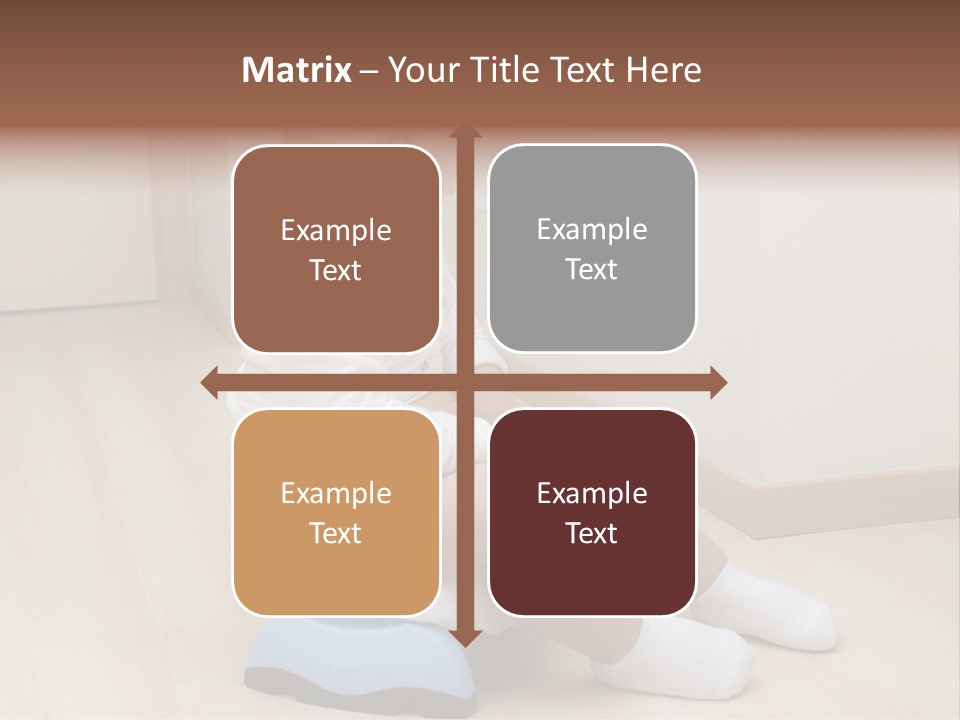 Son Caucasian Childhood PowerPoint Template