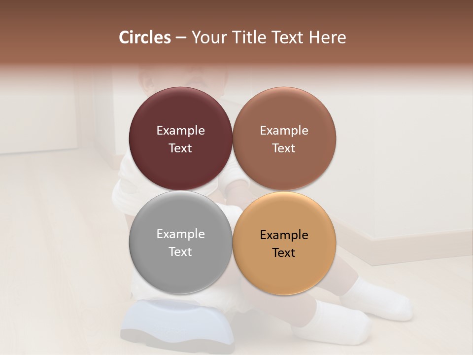 Son Caucasian Childhood PowerPoint Template