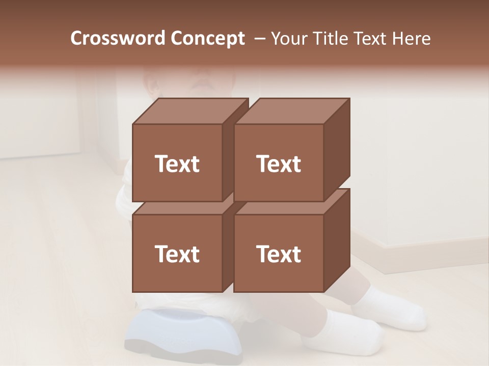 Son Caucasian Childhood PowerPoint Template