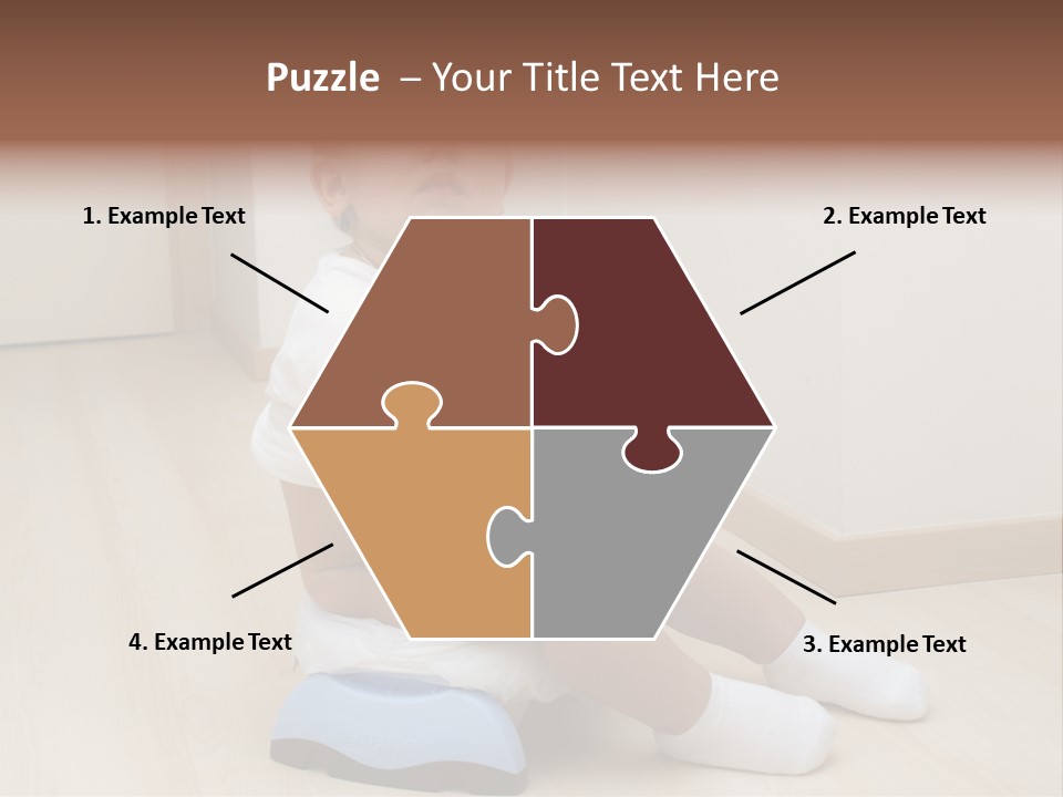 Son Caucasian Childhood PowerPoint Template