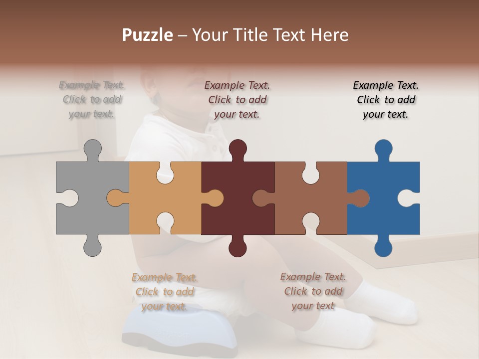 Son Caucasian Childhood PowerPoint Template