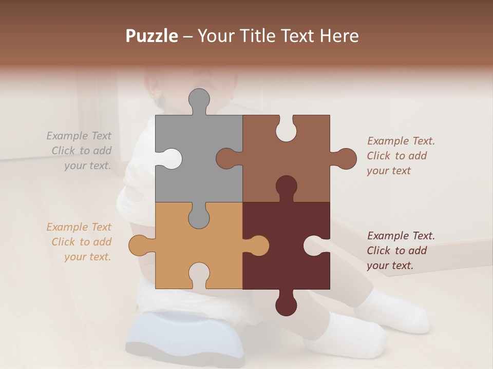 Son Caucasian Childhood PowerPoint Template